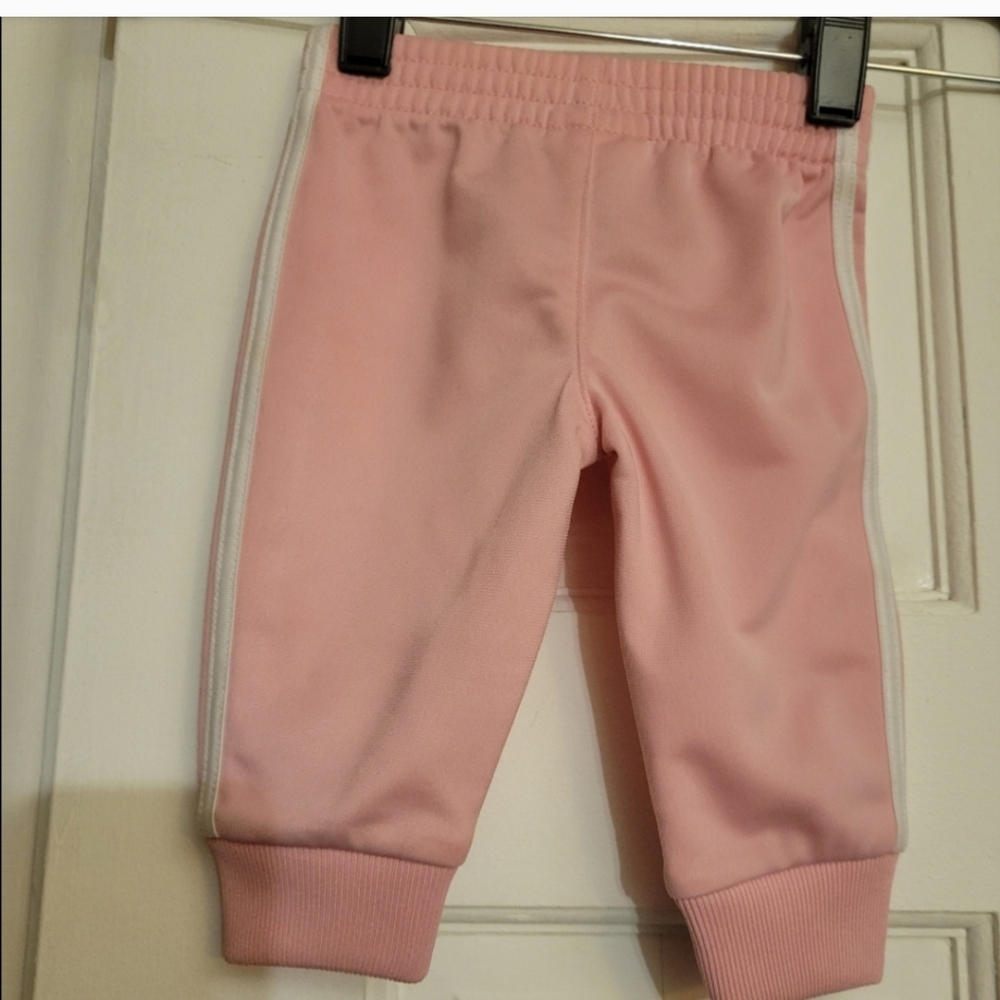 Adidas 3-M Old Pink Infant Sweatsuit With Embroidery Trefoil Logo - Picture 6 of 15